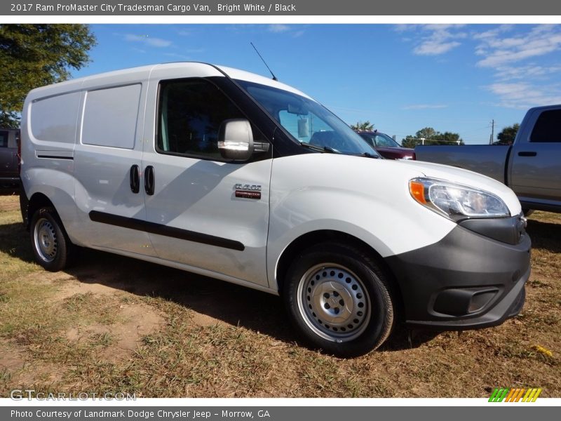 Bright White / Black 2017 Ram ProMaster City Tradesman Cargo Van