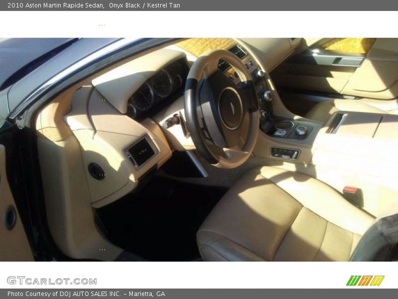 Onyx Black / Kestrel Tan 2010 Aston Martin Rapide Sedan