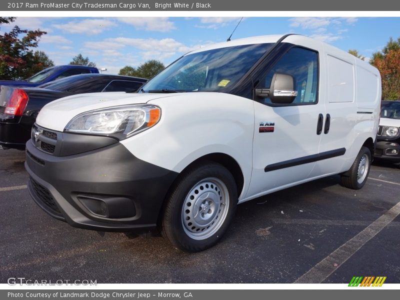 Bright White / Black 2017 Ram ProMaster City Tradesman Cargo Van