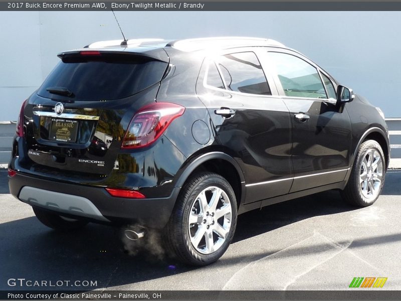 Ebony Twilight Metallic / Brandy 2017 Buick Encore Premium AWD