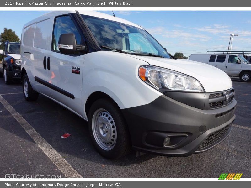 Bright White / Black 2017 Ram ProMaster City Tradesman Cargo Van