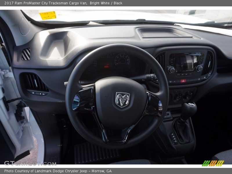 Bright White / Black 2017 Ram ProMaster City Tradesman Cargo Van