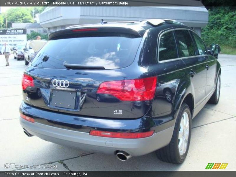 Mugello Blue Pearl Effect / Cardamom Beige 2007 Audi Q7 4.2 quattro