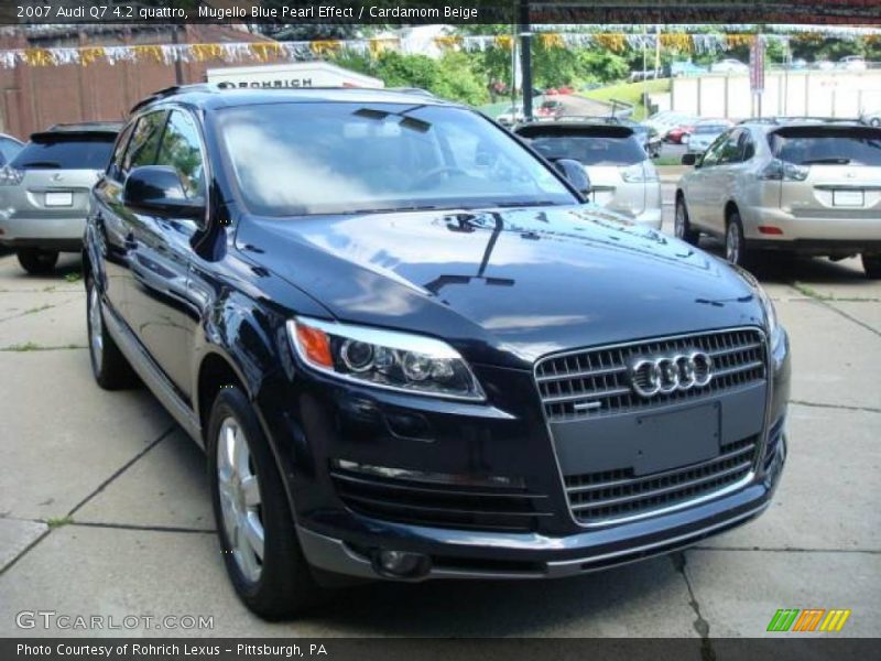 Mugello Blue Pearl Effect / Cardamom Beige 2007 Audi Q7 4.2 quattro