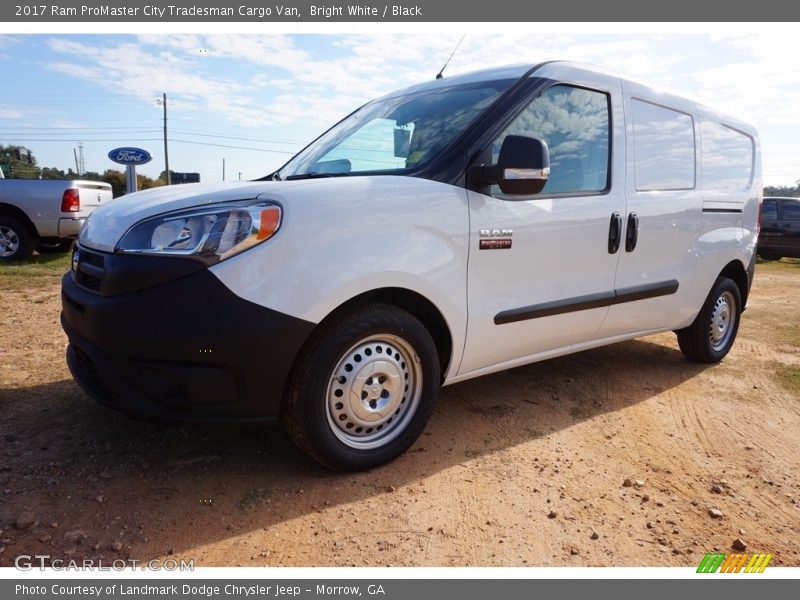 Bright White / Black 2017 Ram ProMaster City Tradesman Cargo Van