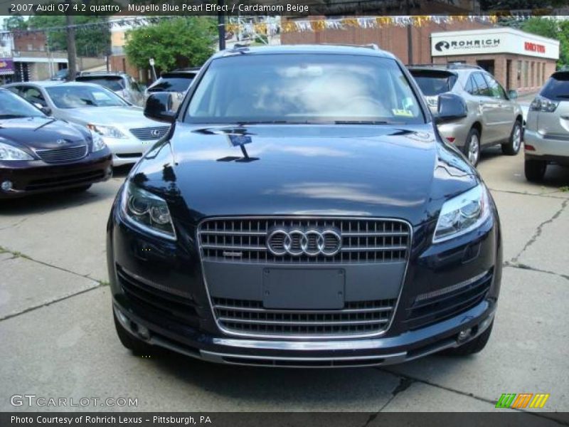 Mugello Blue Pearl Effect / Cardamom Beige 2007 Audi Q7 4.2 quattro