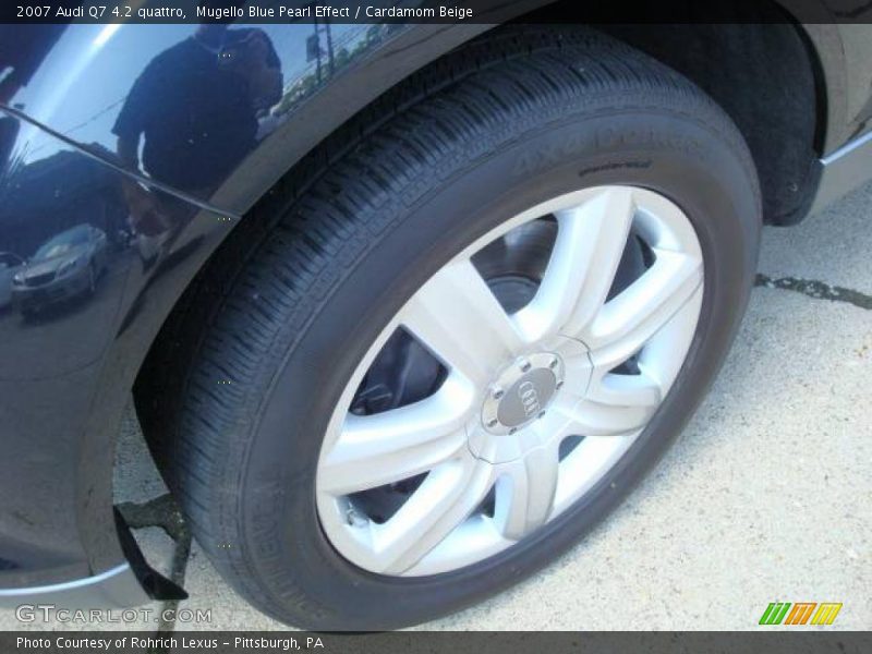 Mugello Blue Pearl Effect / Cardamom Beige 2007 Audi Q7 4.2 quattro