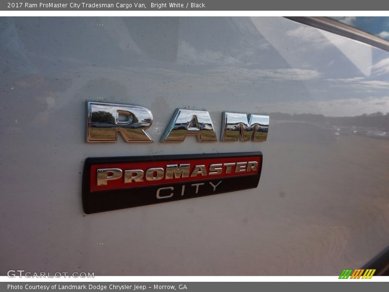 Bright White / Black 2017 Ram ProMaster City Tradesman Cargo Van