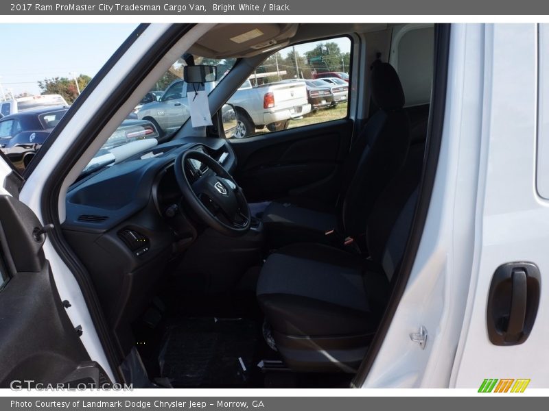Bright White / Black 2017 Ram ProMaster City Tradesman Cargo Van