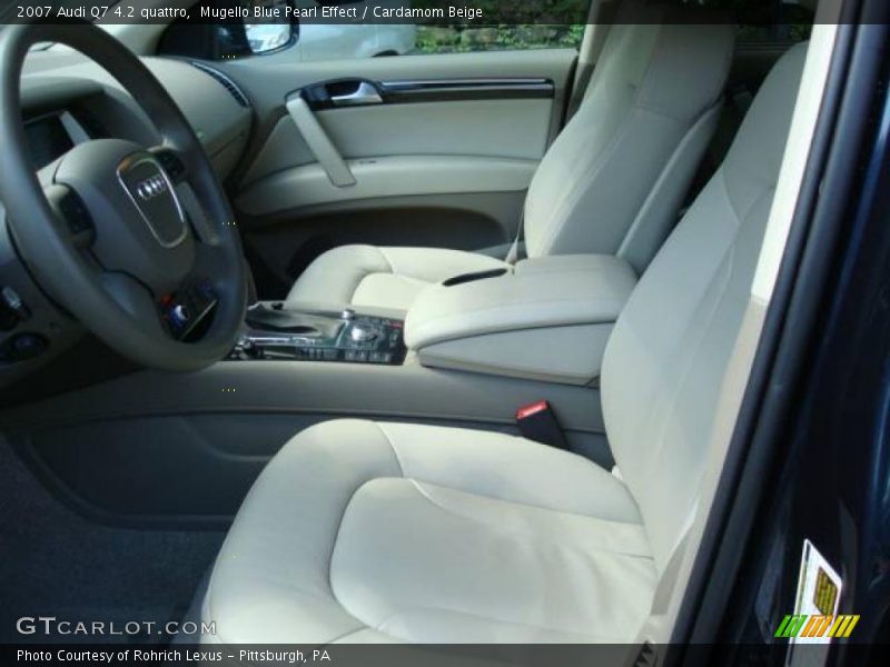 Mugello Blue Pearl Effect / Cardamom Beige 2007 Audi Q7 4.2 quattro