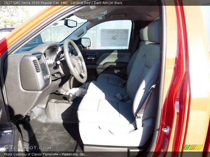  2017 Sierra 1500 Regular Cab 4WD Dark Ash/Jet Black Interior