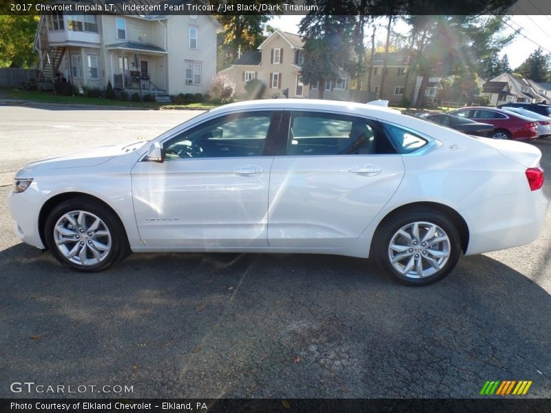 Iridescent Pearl Tricoat / Jet Black/Dark Titanium 2017 Chevrolet Impala LT