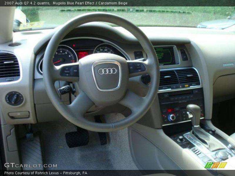 Mugello Blue Pearl Effect / Cardamom Beige 2007 Audi Q7 4.2 quattro