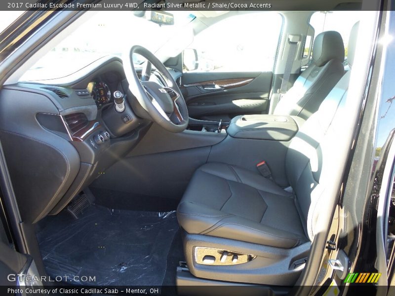 Radiant Silver Metallic / Shale/Cocoa Accents 2017 Cadillac Escalade Premium Luxury 4WD