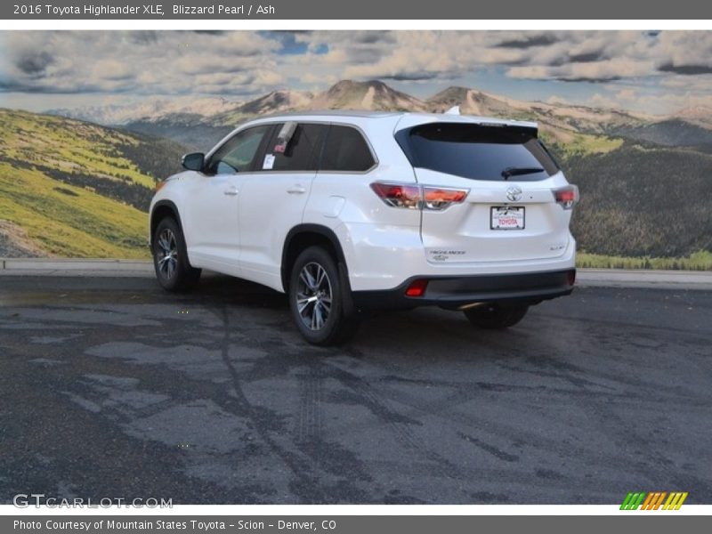 Blizzard Pearl / Ash 2016 Toyota Highlander XLE