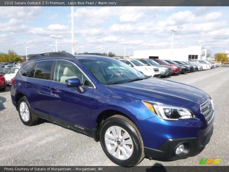 Front 3/4 View of 2016 Outback 2.5i Premium