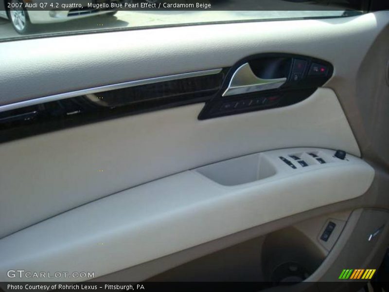 Mugello Blue Pearl Effect / Cardamom Beige 2007 Audi Q7 4.2 quattro