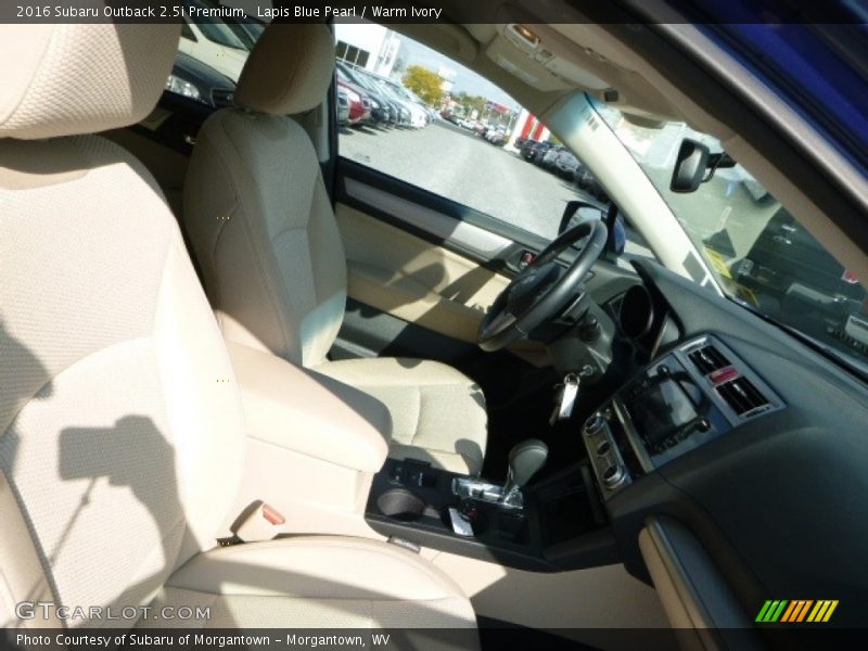 Lapis Blue Pearl / Warm Ivory 2016 Subaru Outback 2.5i Premium