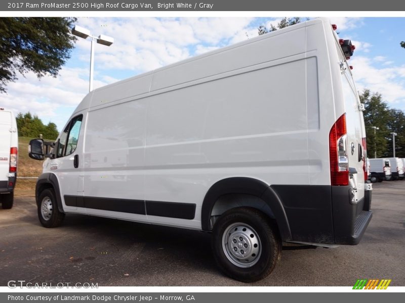 Bright White / Gray 2017 Ram ProMaster 2500 High Roof Cargo Van