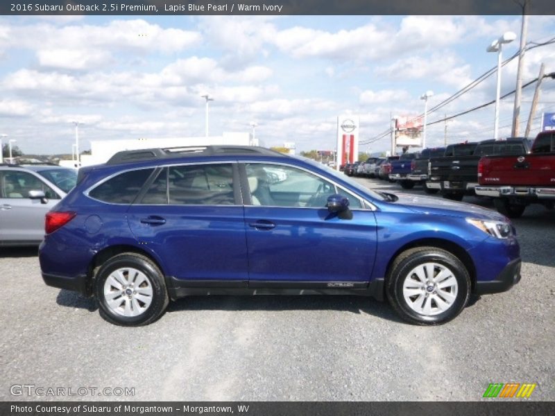 Lapis Blue Pearl / Warm Ivory 2016 Subaru Outback 2.5i Premium