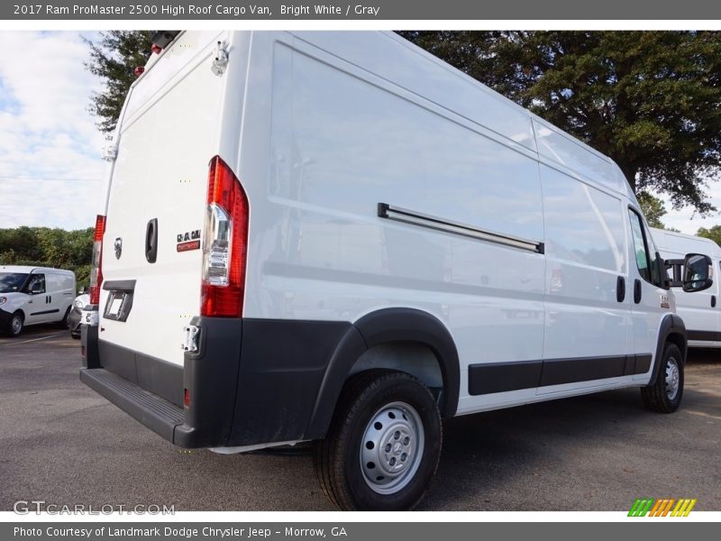 Bright White / Gray 2017 Ram ProMaster 2500 High Roof Cargo Van