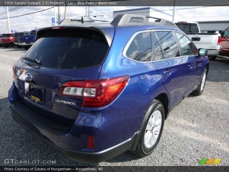 Lapis Blue Pearl / Warm Ivory 2016 Subaru Outback 2.5i Premium