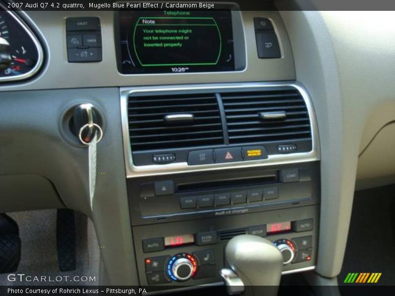 Mugello Blue Pearl Effect / Cardamom Beige 2007 Audi Q7 4.2 quattro