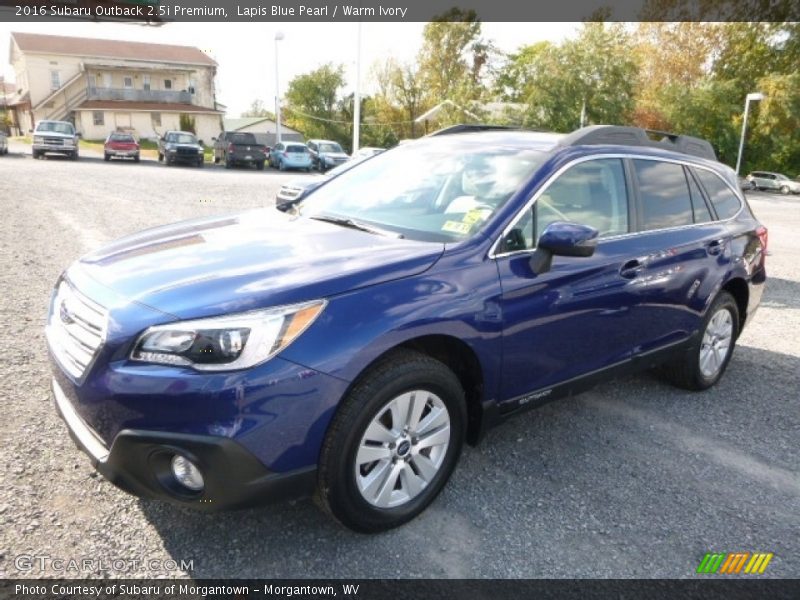 Lapis Blue Pearl / Warm Ivory 2016 Subaru Outback 2.5i Premium