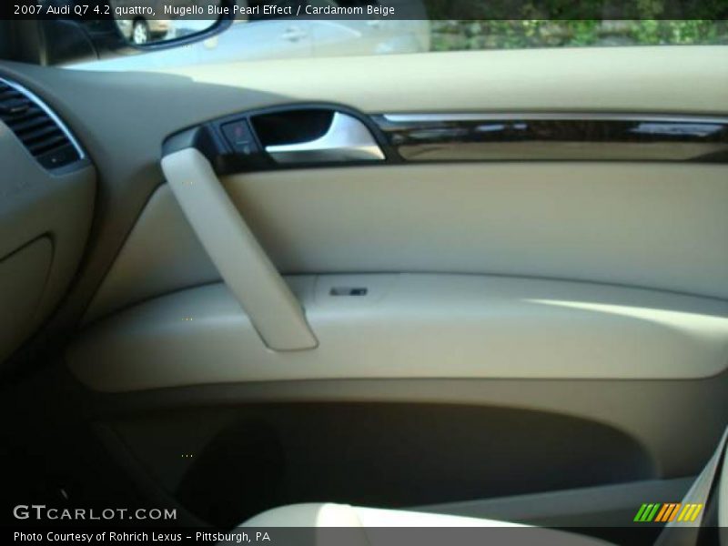 Mugello Blue Pearl Effect / Cardamom Beige 2007 Audi Q7 4.2 quattro