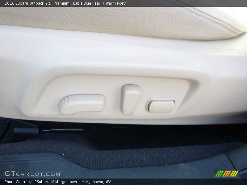Lapis Blue Pearl / Warm Ivory 2016 Subaru Outback 2.5i Premium