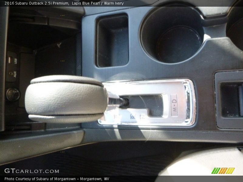 Lapis Blue Pearl / Warm Ivory 2016 Subaru Outback 2.5i Premium