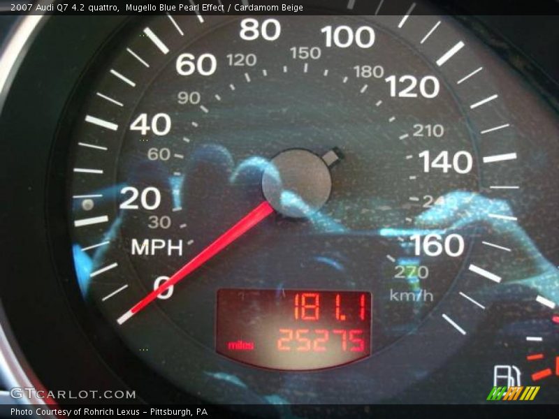 Mugello Blue Pearl Effect / Cardamom Beige 2007 Audi Q7 4.2 quattro