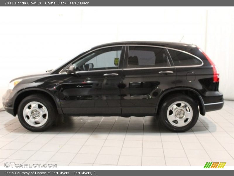 Crystal Black Pearl / Black 2011 Honda CR-V LX