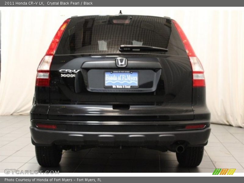 Crystal Black Pearl / Black 2011 Honda CR-V LX
