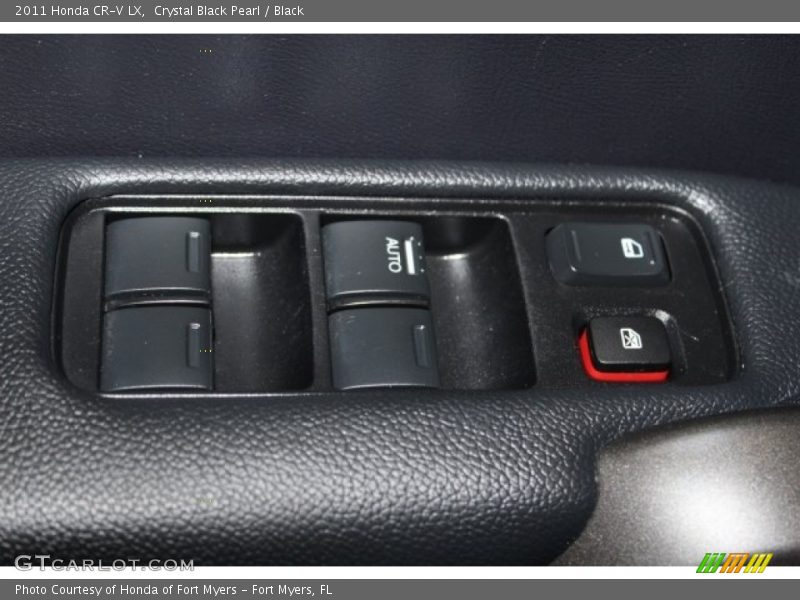 Crystal Black Pearl / Black 2011 Honda CR-V LX