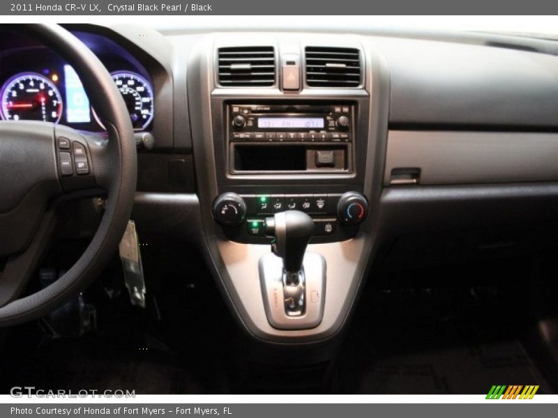 Crystal Black Pearl / Black 2011 Honda CR-V LX