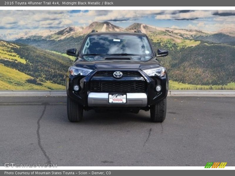 Midnight Black Metallic / Black 2016 Toyota 4Runner Trail 4x4