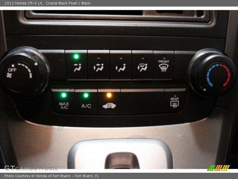 Crystal Black Pearl / Black 2011 Honda CR-V LX
