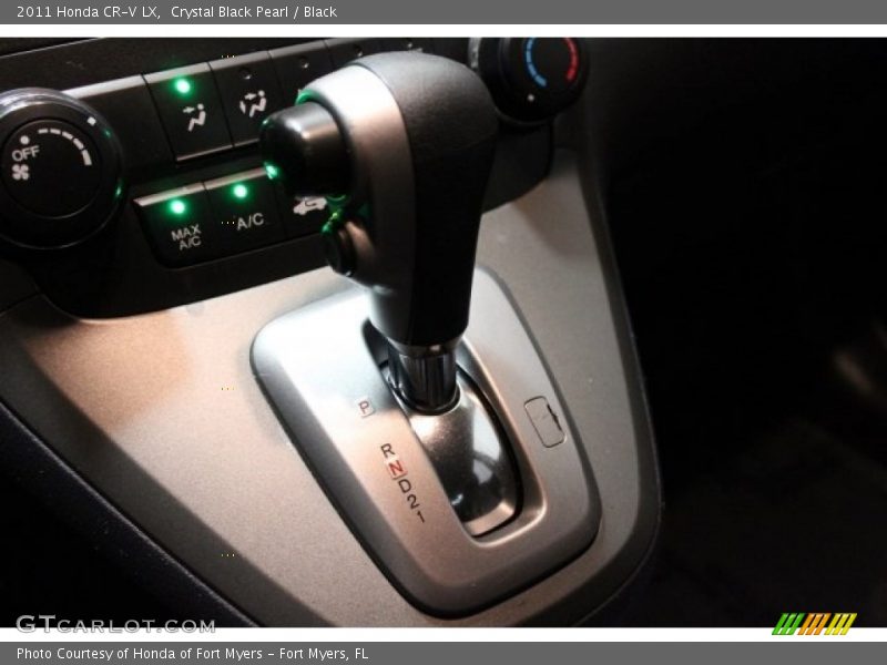 Crystal Black Pearl / Black 2011 Honda CR-V LX