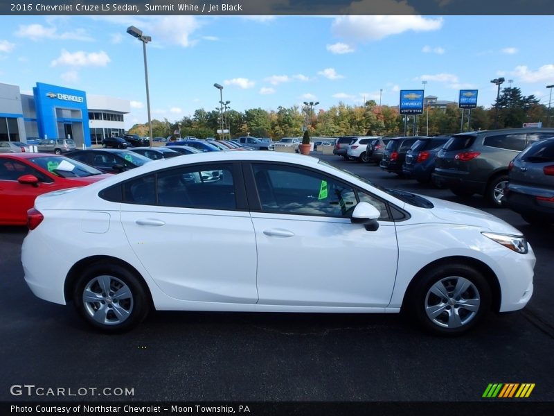 Summit White / Jet Black 2016 Chevrolet Cruze LS Sedan