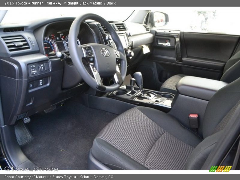 Midnight Black Metallic / Black 2016 Toyota 4Runner Trail 4x4