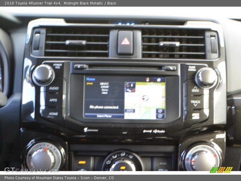 Midnight Black Metallic / Black 2016 Toyota 4Runner Trail 4x4