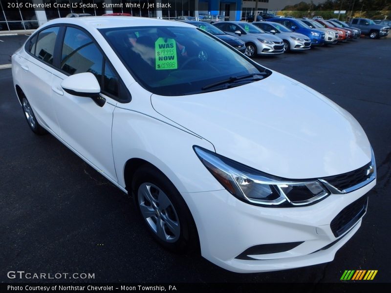 Summit White / Jet Black 2016 Chevrolet Cruze LS Sedan