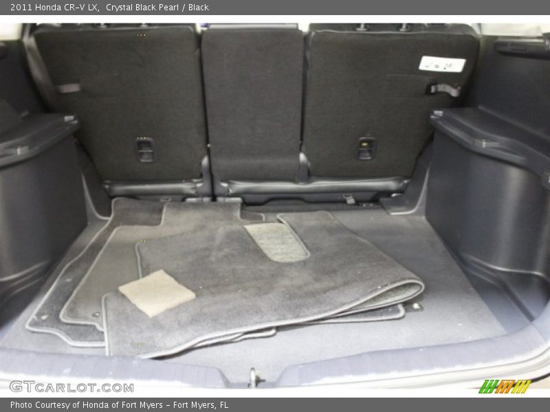 Crystal Black Pearl / Black 2011 Honda CR-V LX