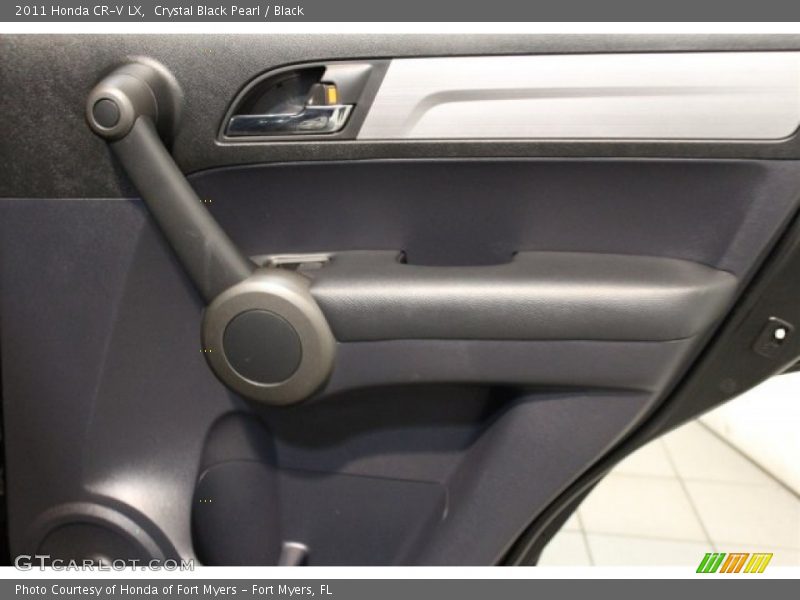 Crystal Black Pearl / Black 2011 Honda CR-V LX