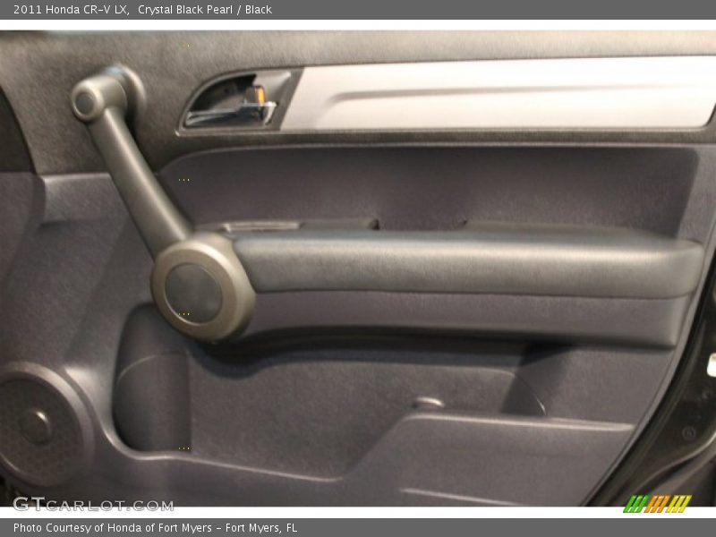 Crystal Black Pearl / Black 2011 Honda CR-V LX