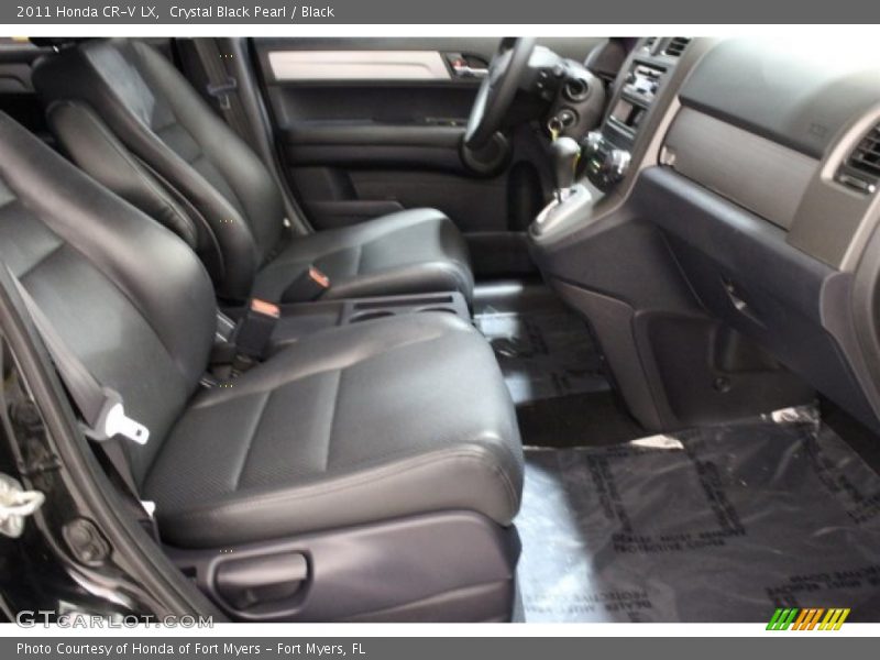 Crystal Black Pearl / Black 2011 Honda CR-V LX