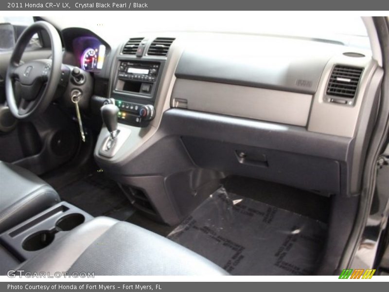 Crystal Black Pearl / Black 2011 Honda CR-V LX