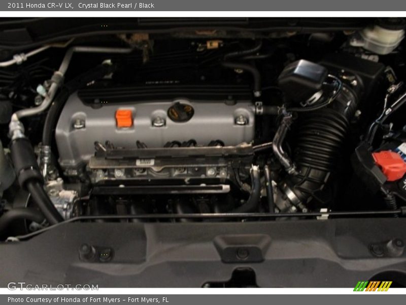 Crystal Black Pearl / Black 2011 Honda CR-V LX