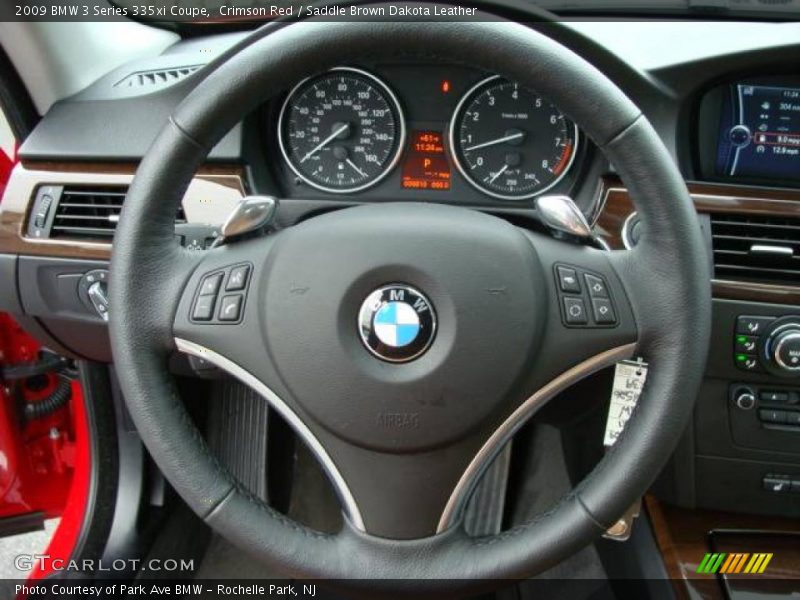 Crimson Red / Saddle Brown Dakota Leather 2009 BMW 3 Series 335xi Coupe